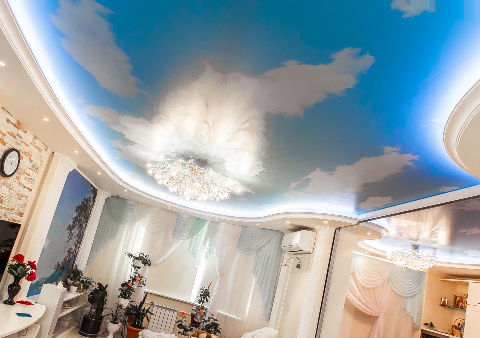 Заказать потолок с фотопечатью в г. Грязовец